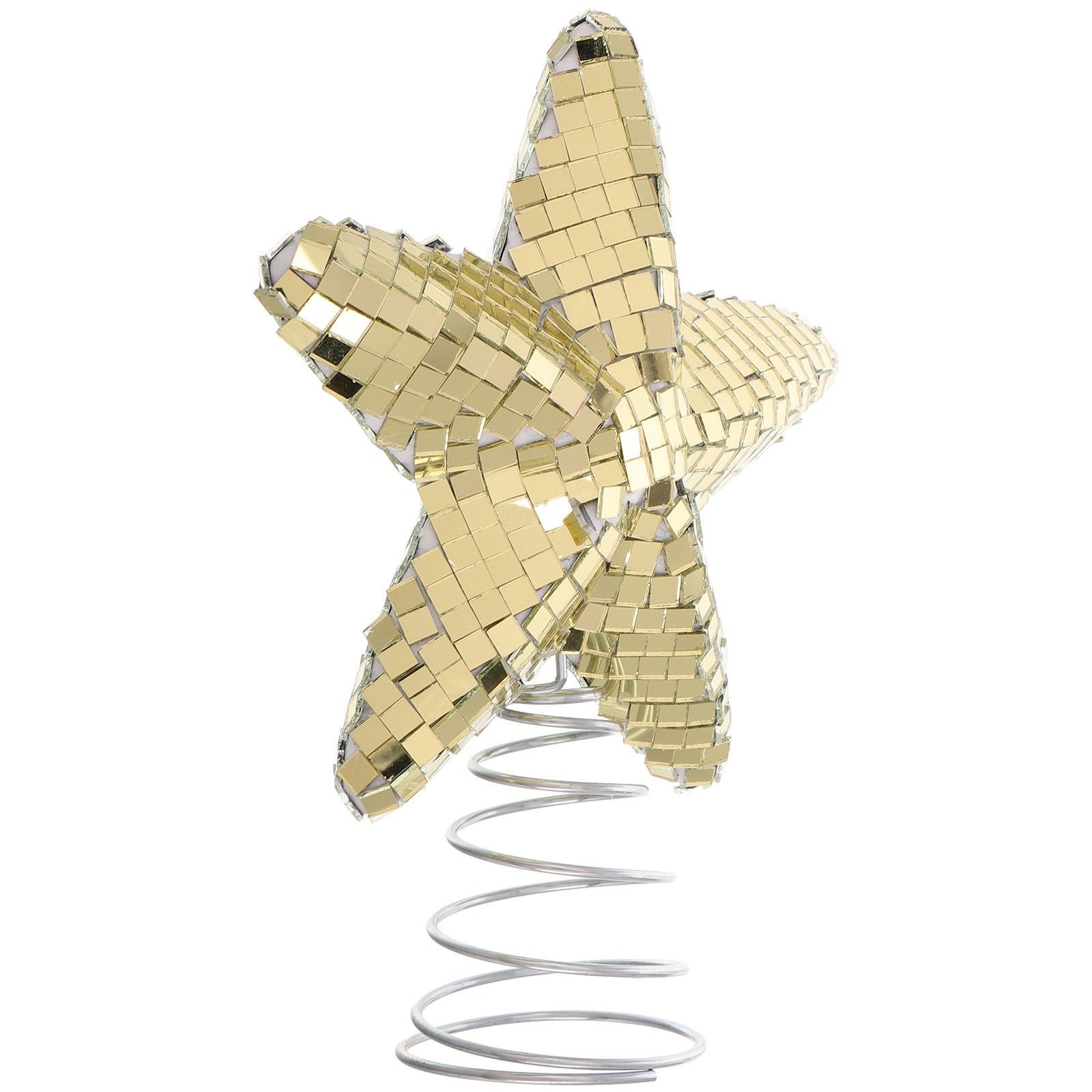 Star Tree Topper - Christmas Tree Star Topper Disco Ball