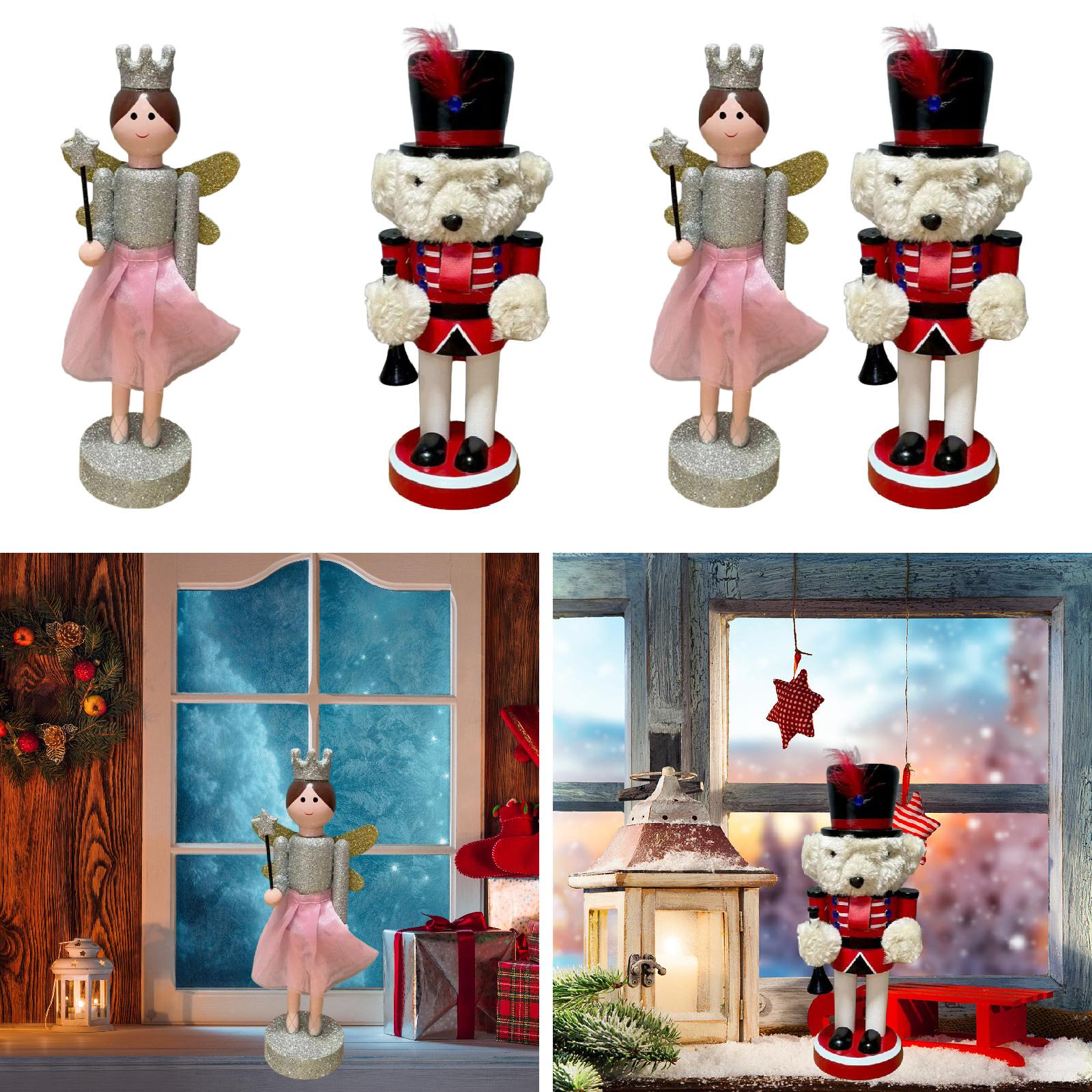 Nutcracker Figurine - Wood Nutcracker Figurine Height 9.84