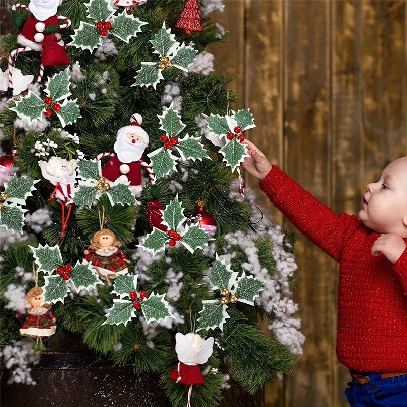 10 Pcs Artificial Holly Berrie - Christmas Wreath Fake review and price