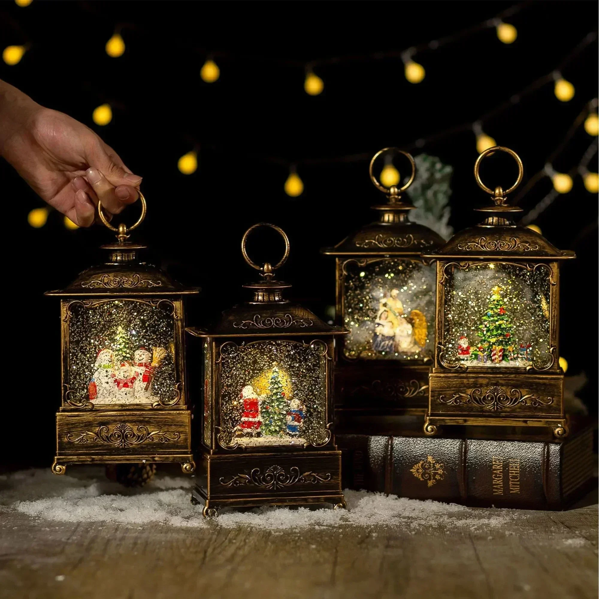 Christmas Snow Globe Lantern M - Snow Globe Musical review and price