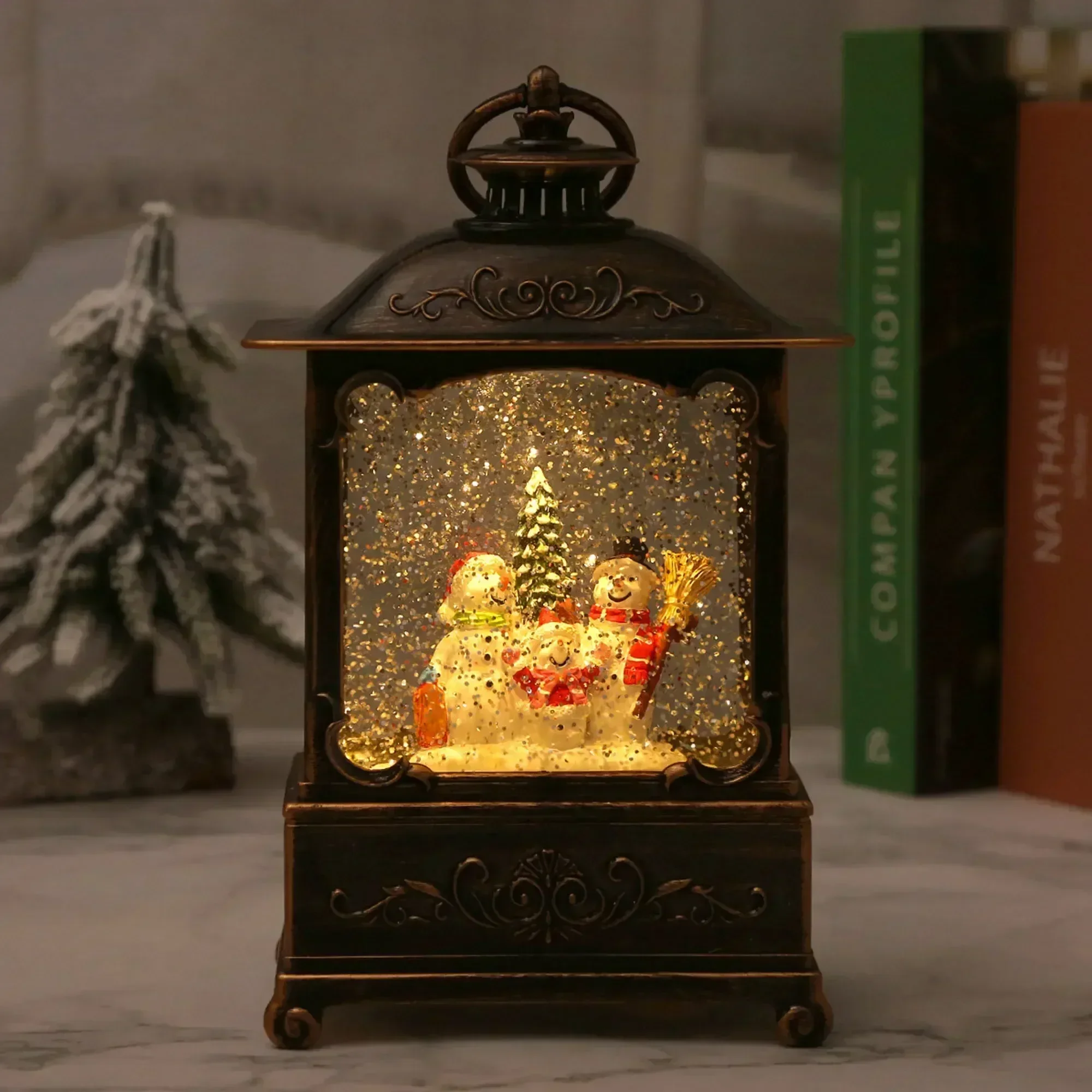 Christmas Snow Globe Lantern M - Snow Globe Musical review and price