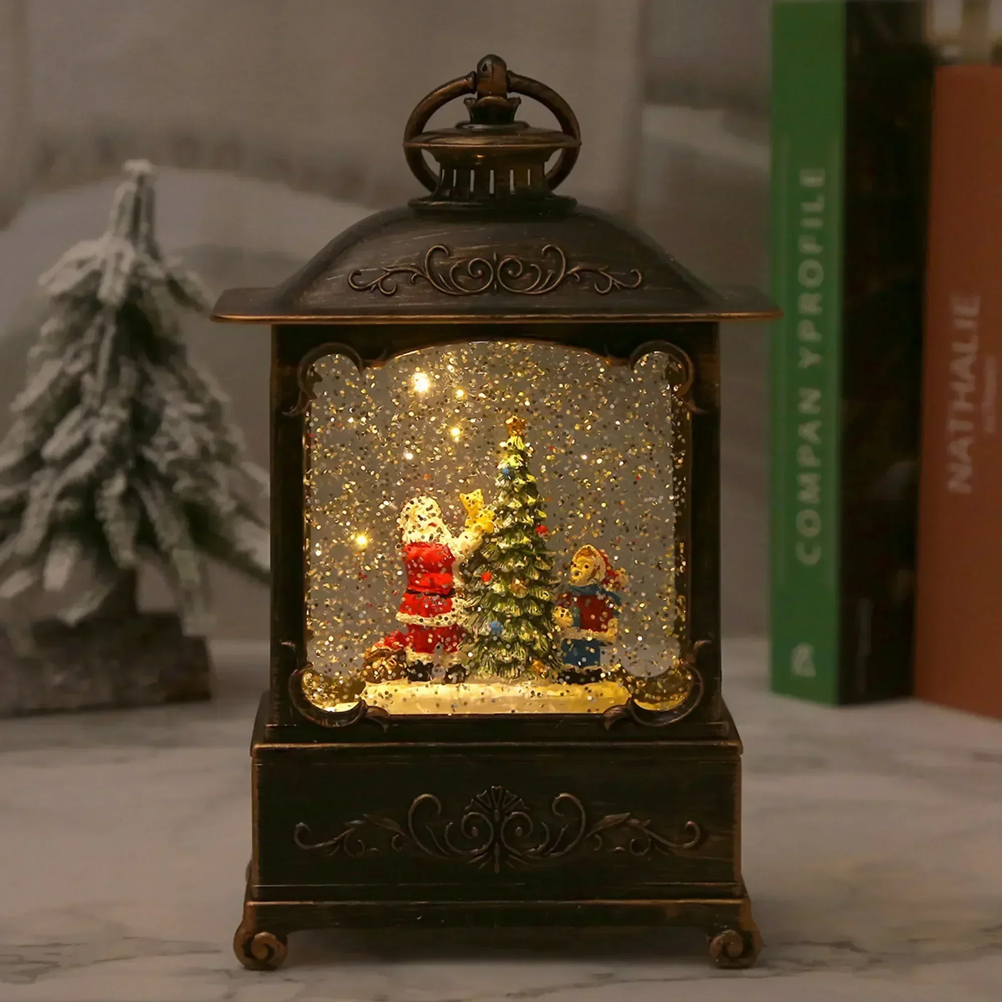 Christmas Snow Globe Lantern M - Snow Globe Musical review and price