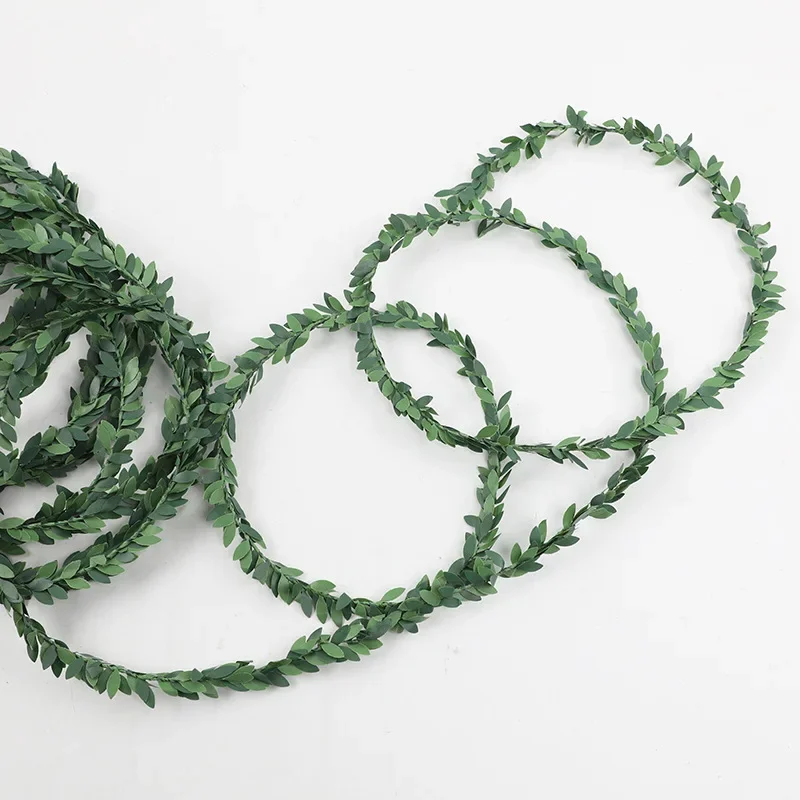 7 Meters Iron Wire Green Leaf  - Christmas Wreath Fake review and price