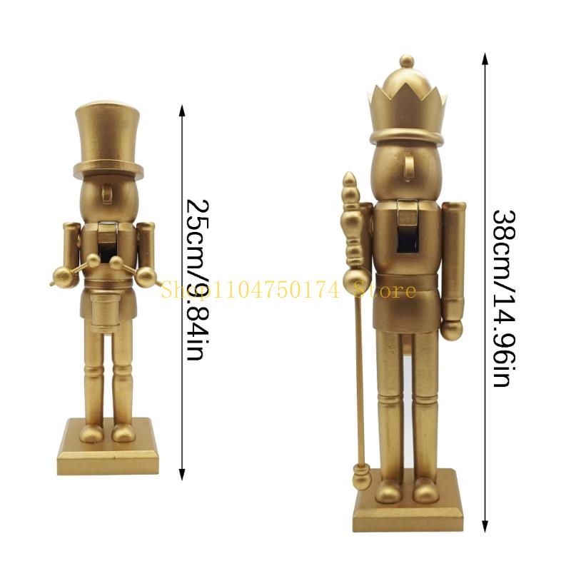 Christmas Mantels Decors, Gold - Nutcracker Figurine review and price