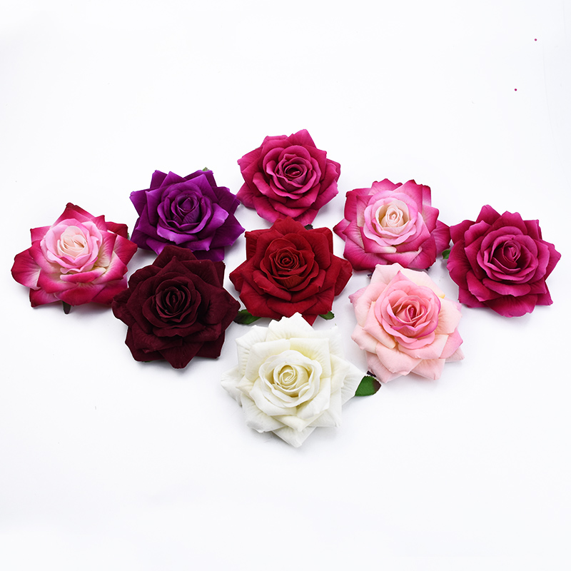 50PCS 10CM Big Roses Artificia - Christmas Wreath Fake review and price