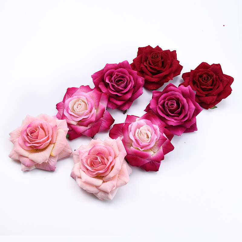 50PCS 10CM Big Roses Artificia - Christmas Wreath Fake review and price