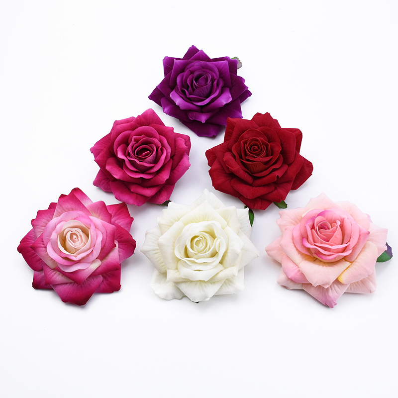 50PCS 10CM Big Roses Artificia - Christmas Wreath Fake review and price