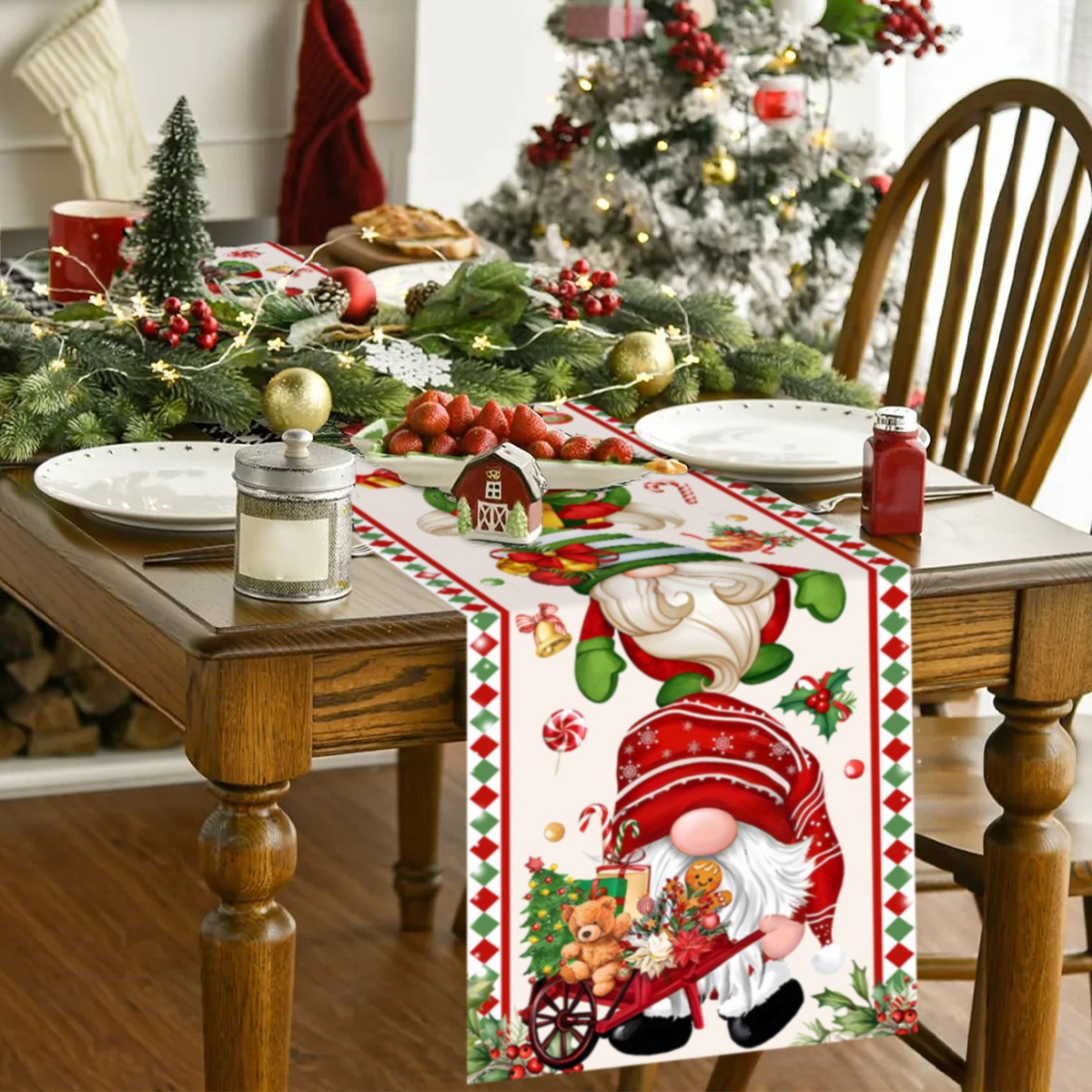 Christmas Table Runner Faceles - Christmas Table Runner review and price
