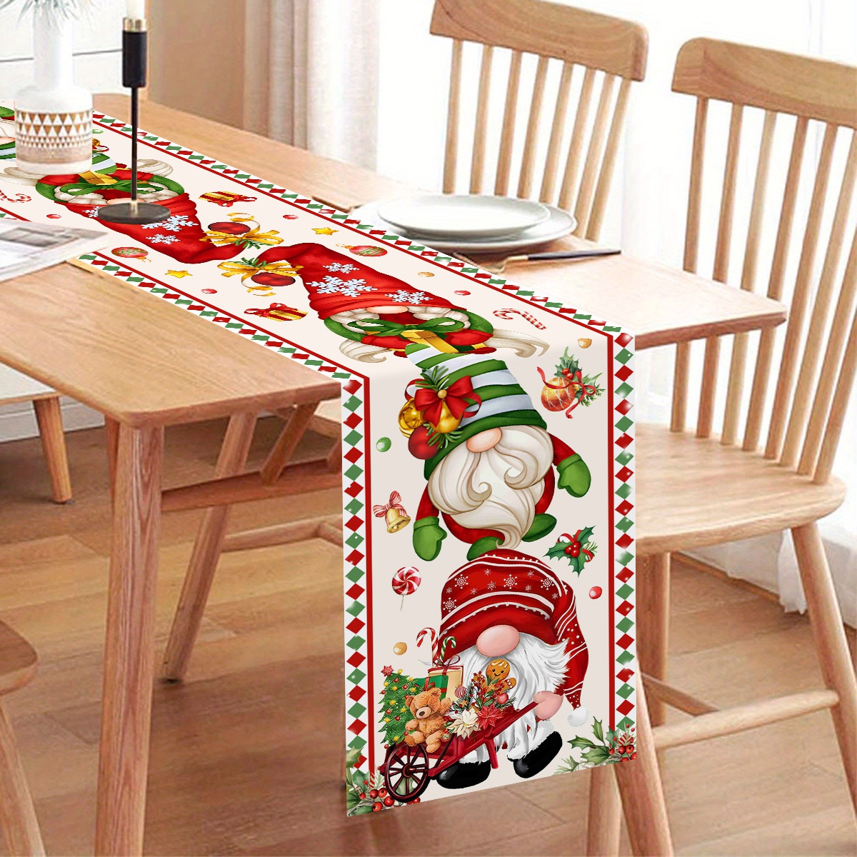 Christmas Table Runner Faceles - Christmas Table Runner review and price