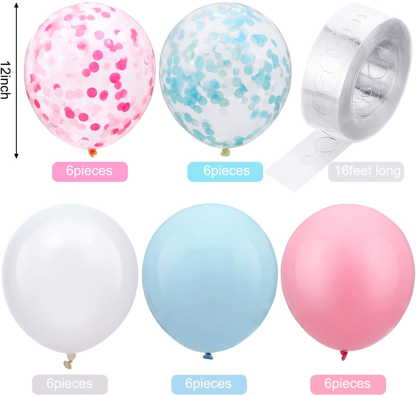 35PCS Gender Reveal Decoration - Tinsel Garland Decoration review and price
