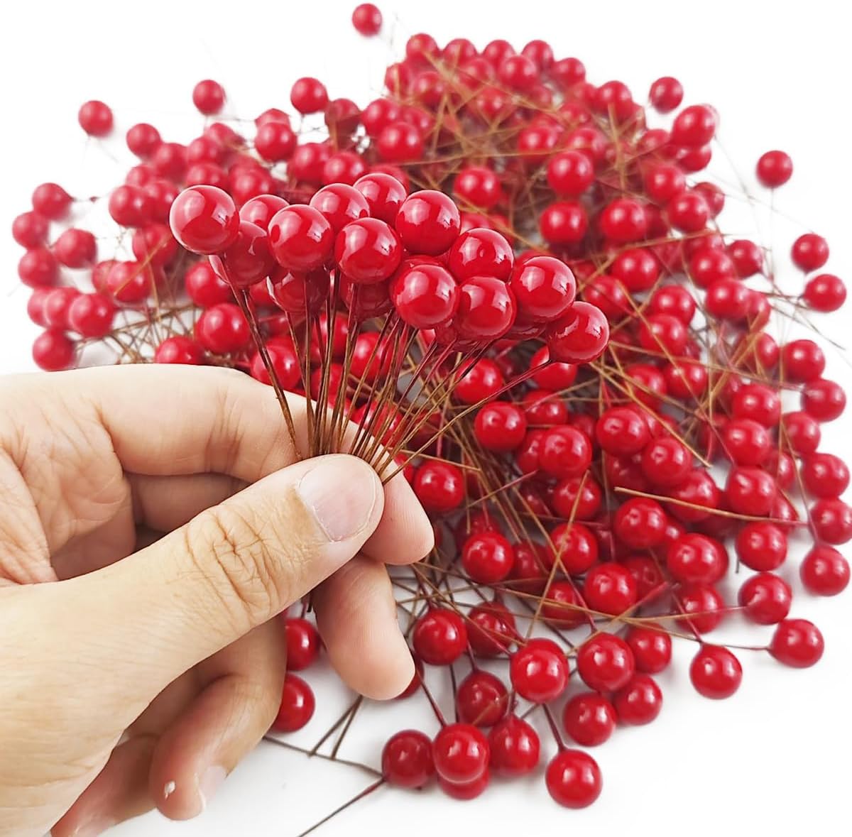 Artificial Holly Berries Mini  - Christmas Wreath Fake review and price