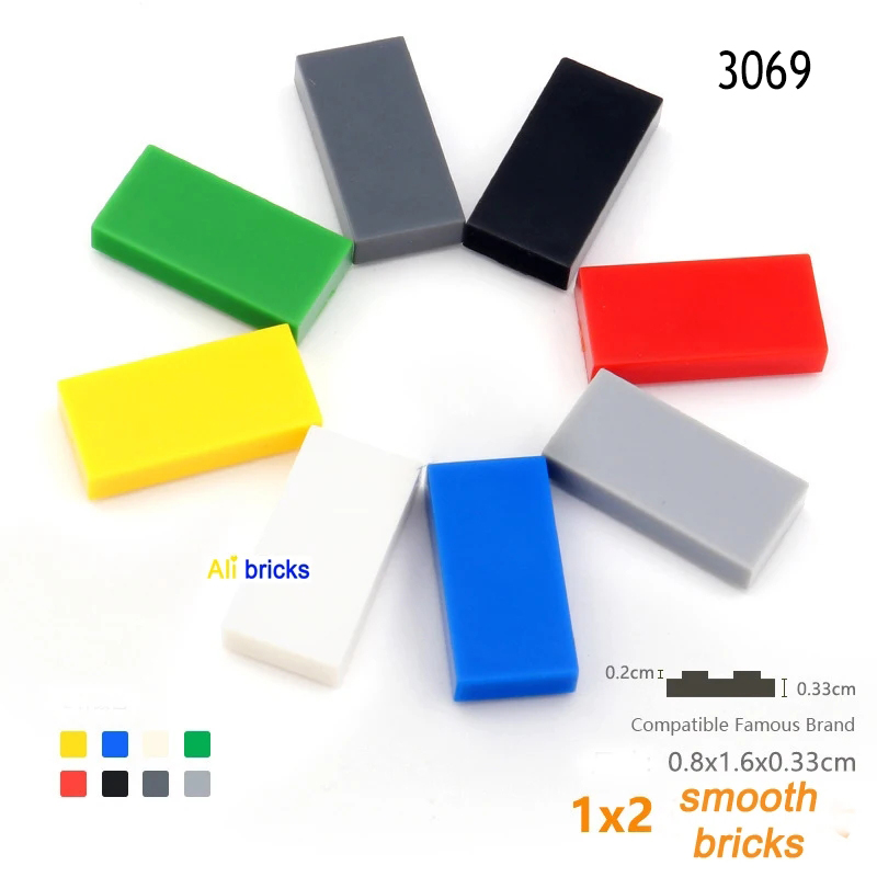 50pcs/lot 1x2 Tile Building Bl - Lego Set City review and price
