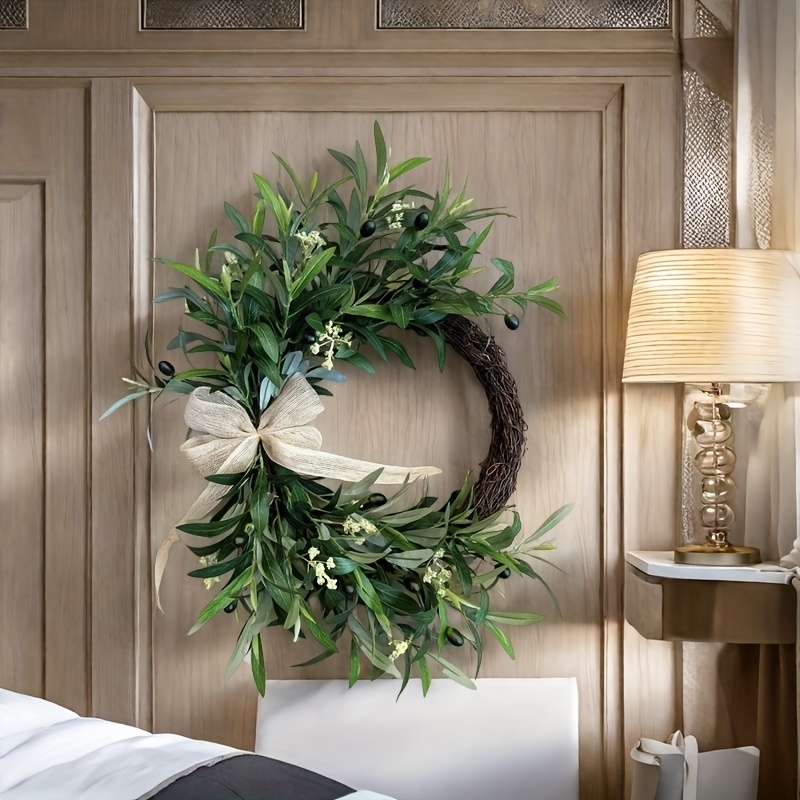 2025 Artificial Olive Wreath W - Christmas Wreath Fake review and price